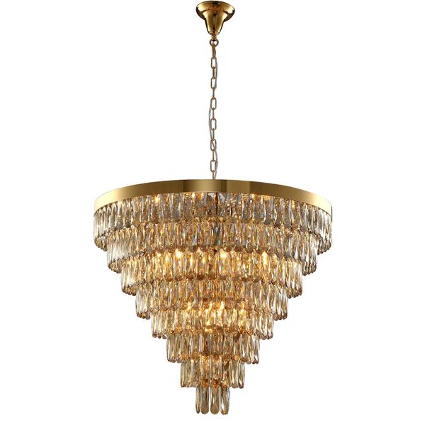 ABIGAIL SP22 D820 GOLD/AMBER Люстра