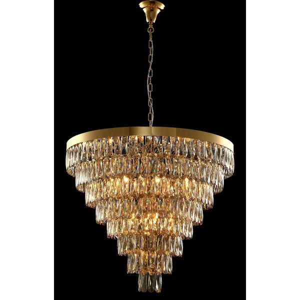 ABIGAIL SP22 D820 GOLD/AMBER Люстра