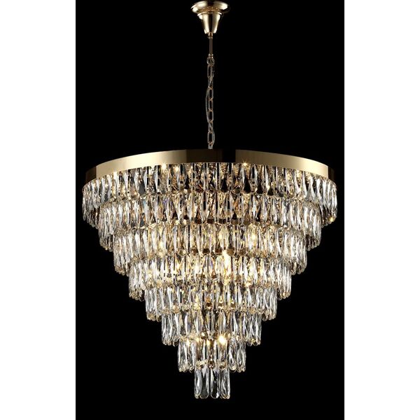 ABIGAIL SP22 D820 GOLD/TRANSPARENT Люстра