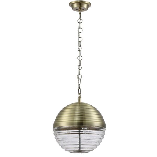 ALBERTO SP3 BRONZE/TRANSPARENTE CRYSTAL LUX Светильник подвесной