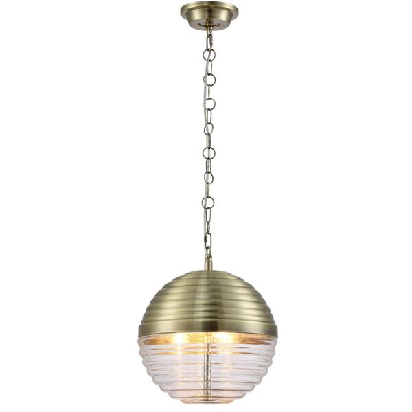 ALBERTO SP3 BRONZE/TRANSPARENTE CRYSTAL LUX Светильник подвесной