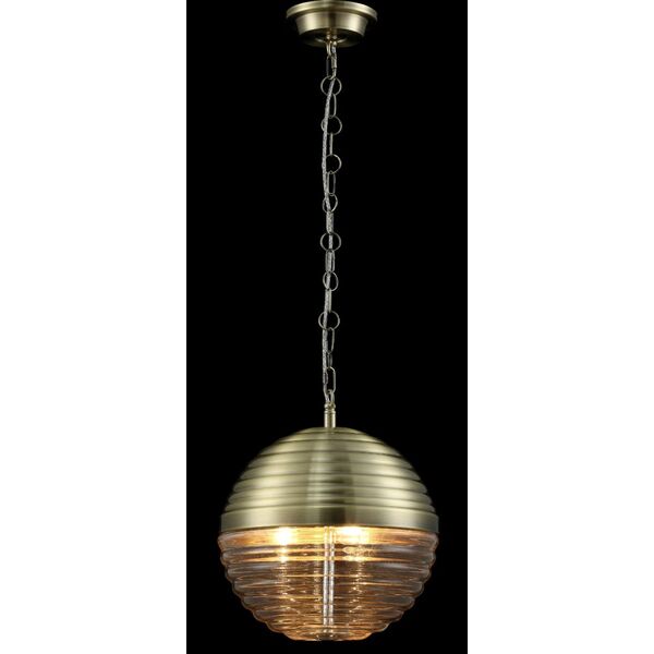 ALBERTO SP3 BRONZE/TRANSPARENTE CRYSTAL LUX Светильник подвесной