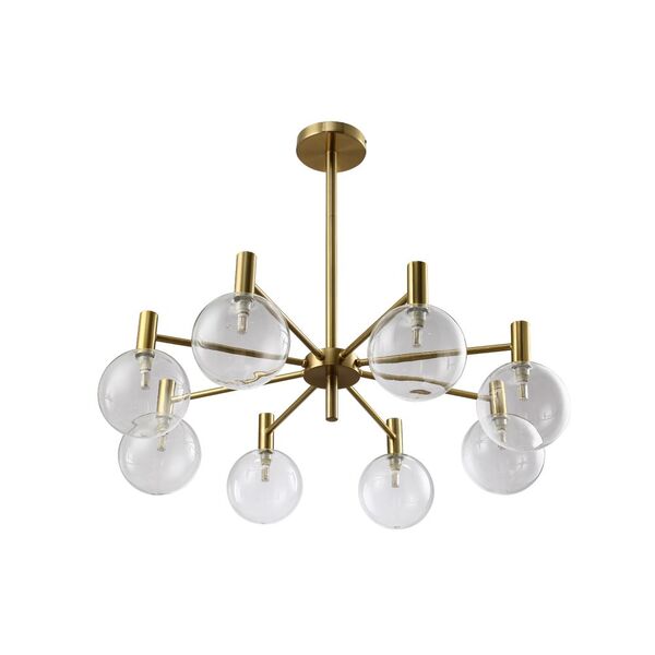 ANDRES SP8 BRONZE/TRANSPARENTE CRYSTAL LUX Люстра