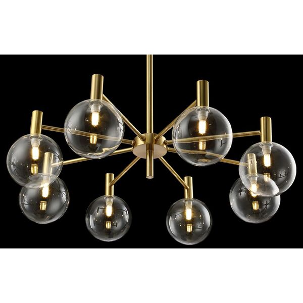 ANDRES SP8 BRONZE/TRANSPARENTE CRYSTAL LUX Люстра