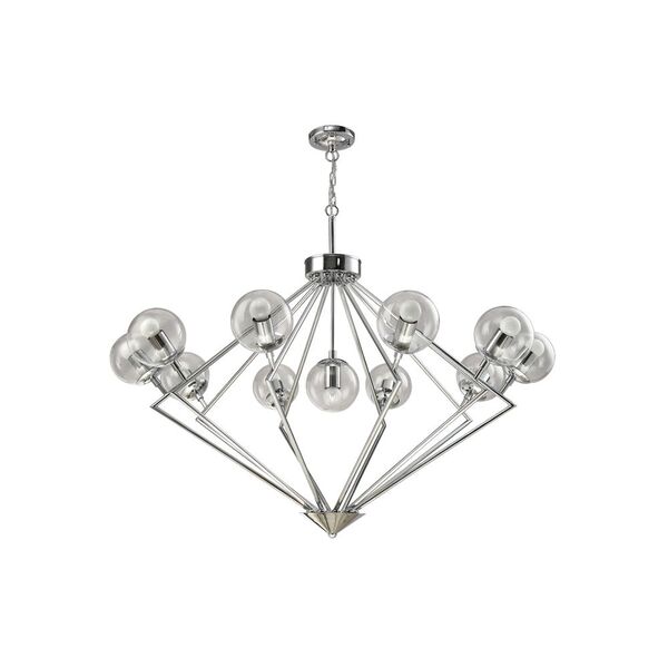 FABRICIO SP11 CHROME/TRANSPARENTE CRYSTAL LUX Люстра