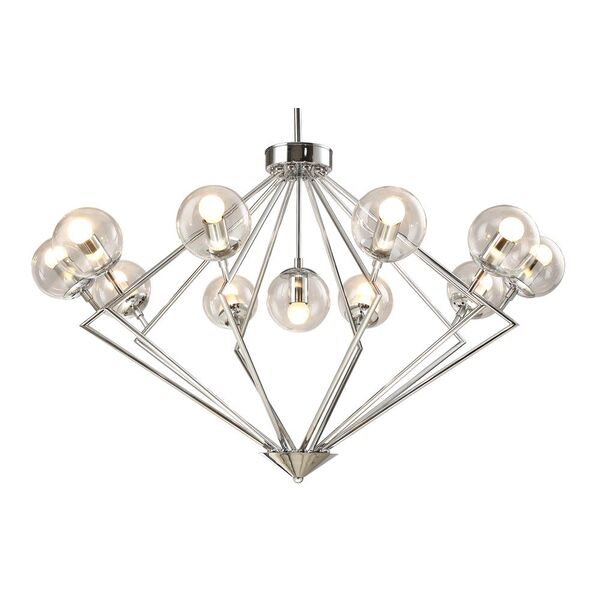 FABRICIO SP11 CHROME/TRANSPARENTE CRYSTAL LUX Люстра