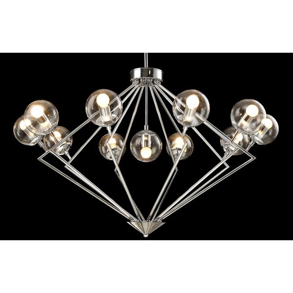 FABRICIO SP11 CHROME/TRANSPARENTE CRYSTAL LUX Люстра