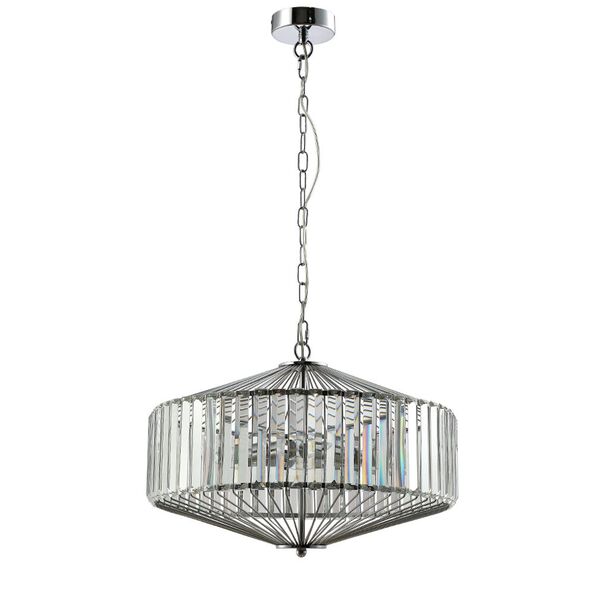 FIESTA SP5 CHROME/TRANSPARENTE Люстра