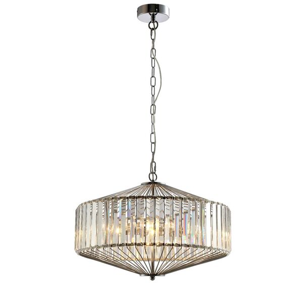 FIESTA SP5 CHROME/TRANSPARENTE Люстра
