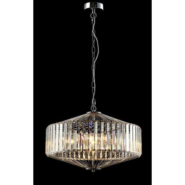 FIESTA SP5 CHROME/TRANSPARENTE Люстра