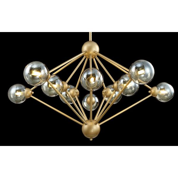 FRANCISCA SP10 GOLD/COGNAC CRYSTAL LUX Люстра