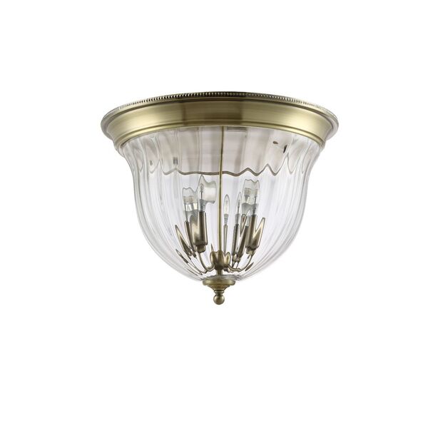 JUGO PL4 BRONZE/TRANSPARENTE CRYSTAL LUX Светильник потолочный