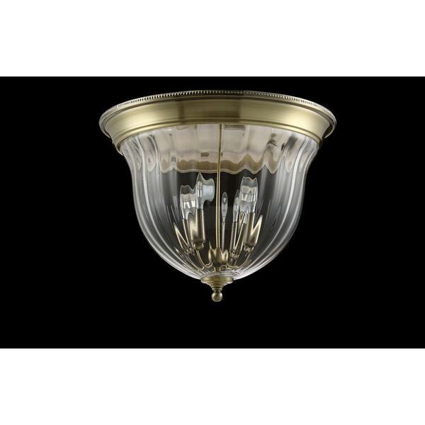JUGO PL4 BRONZE/TRANSPARENTE CRYSTAL LUX Светильник потолочный