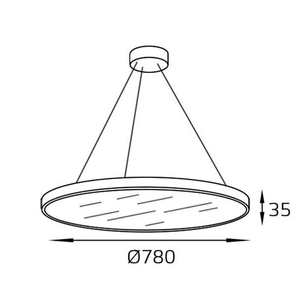 IT04-78RL DIM white светильник подвесной, шт