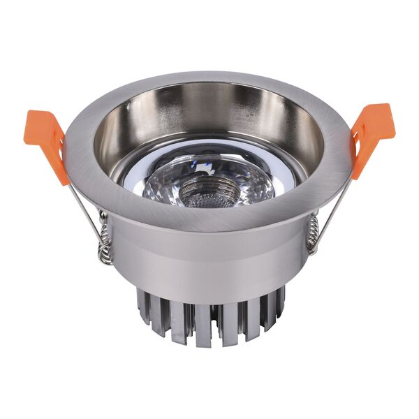 2152,16 Светильник встраиваемый никель d9 h7 Led 7W (4000K)