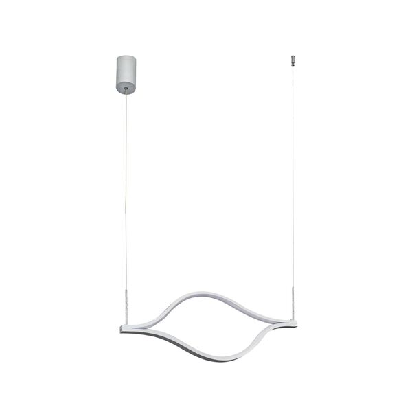 08258-60,16P Подвес Линн серебро w60*3 h200 Led 25W (4000K)