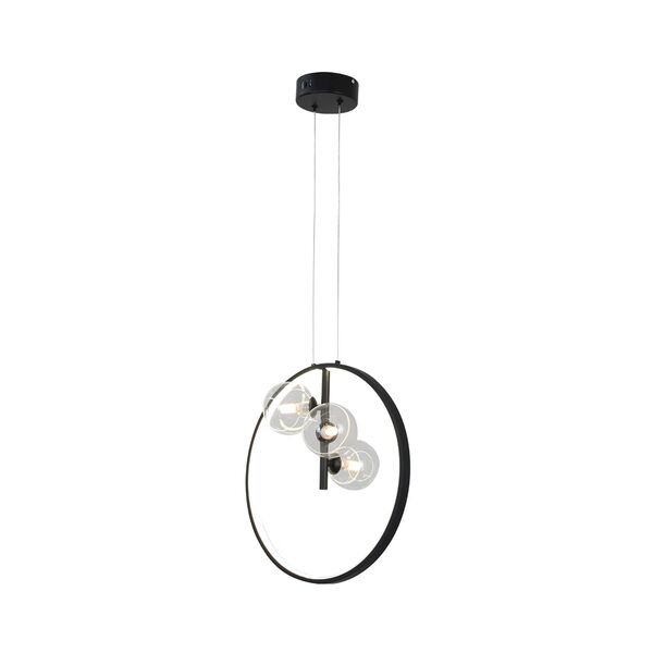 Люстра Иона черный d40 h150 G9 3*5W