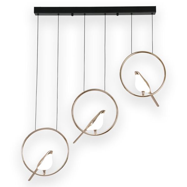 Подвес Арси черный/золото w91 h150 Led 3*10W (4000K)