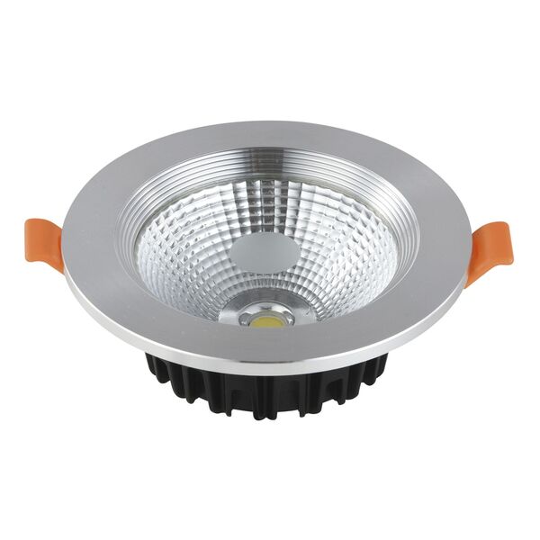 Светильник встраиваемый серебро [d10,6 h4 Led 7W (4000K)]
