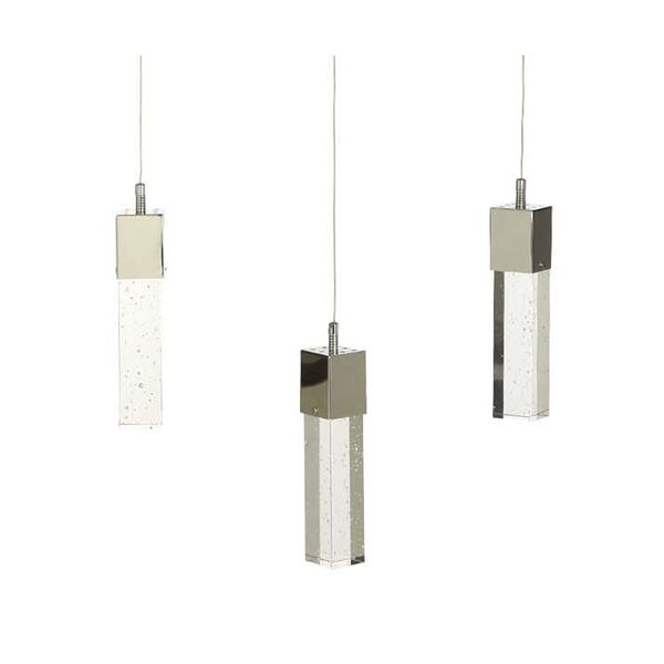 Подвесной светильник АКВА хром [w30 h130 PowerLed 15W (4000К)]