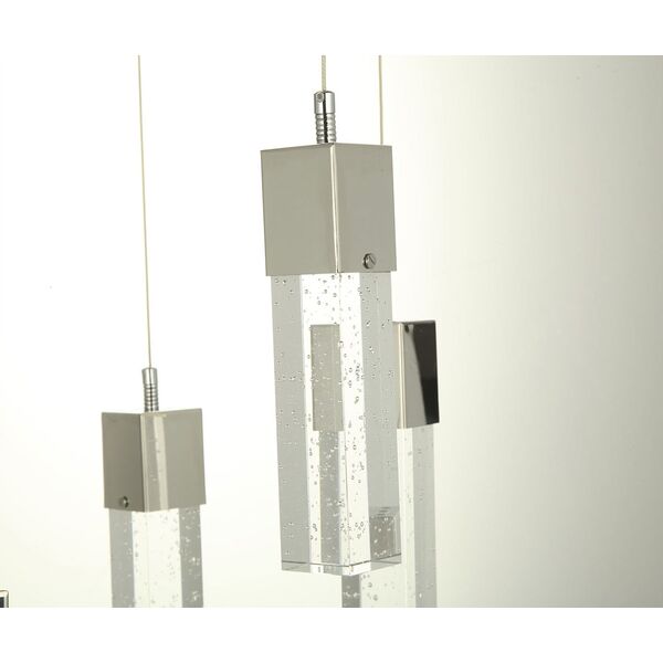 Подвесной светильник на кругу АКВА хром [d41 h130 PowerLed 25W (4000К)]