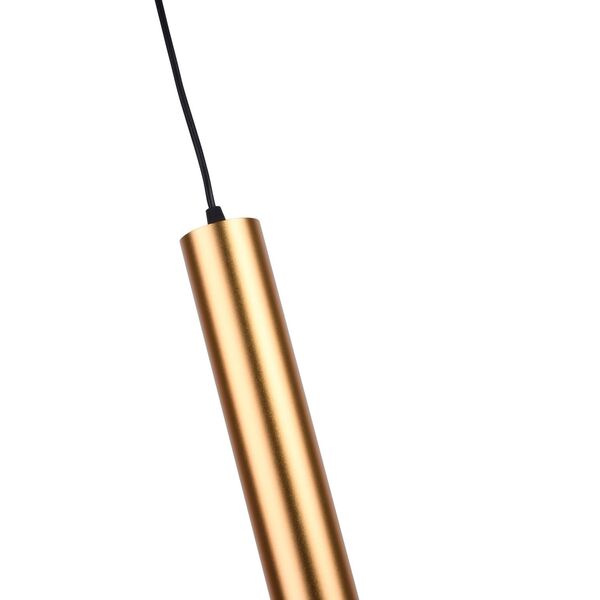Подвесной светильник КАННА золотой [d6,5 h133 Led 12W (4000K)]
