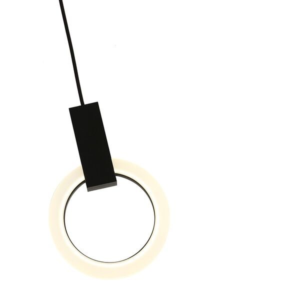 Подвес Aзaлия черный d20 h182 Led 12W (4000K)