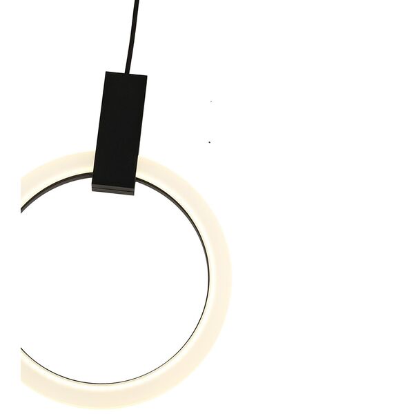 08430-30,19 Подвес Aзaлия черный d30 h190 Led 15W (4000K) (корпус w30*40)