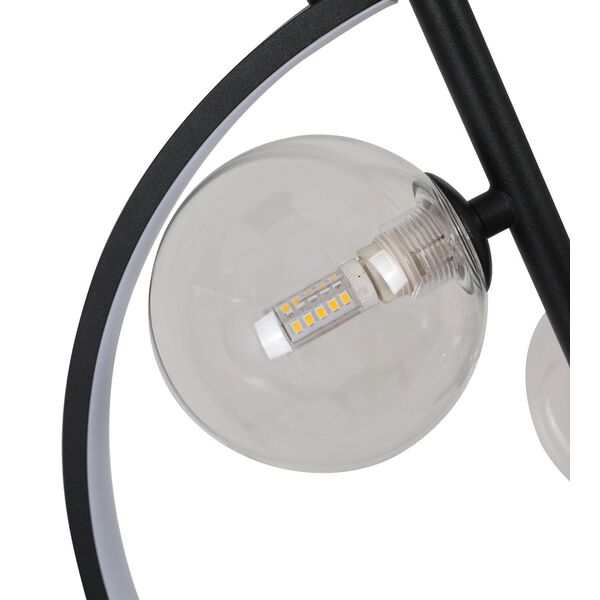 Люстра Иона черный d40 h150 G9 3*5W