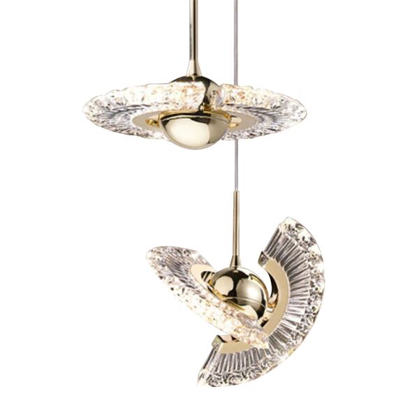 08449-1A,33 Подвес Планета золото d19 h150 Led 4w (3000K)
