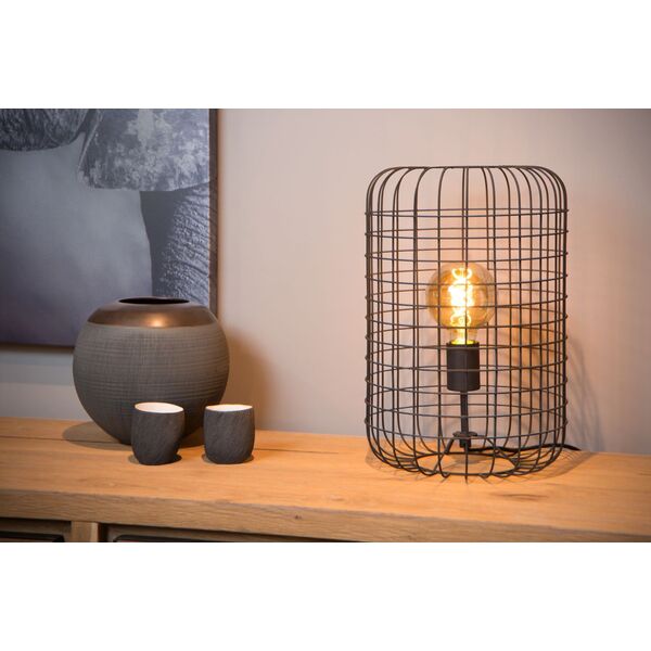 ESMEE Table Lamp 1xE27 60W Ø26cm H40cm Black