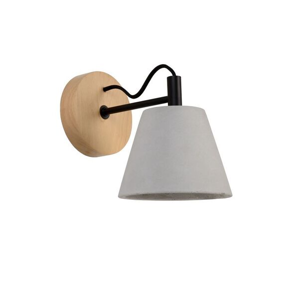 POSSIO Wall Light E14 Ø15cm H18cm Concreet