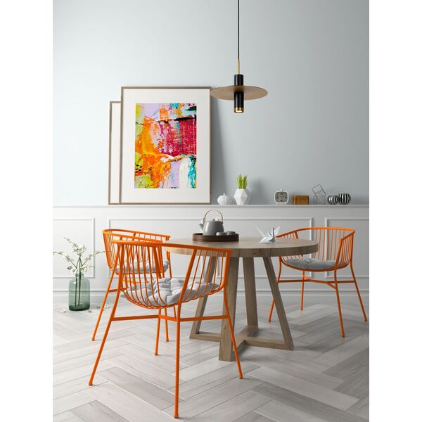SELIN Pendant 1x GU10/35W Black/matt yellow copper
