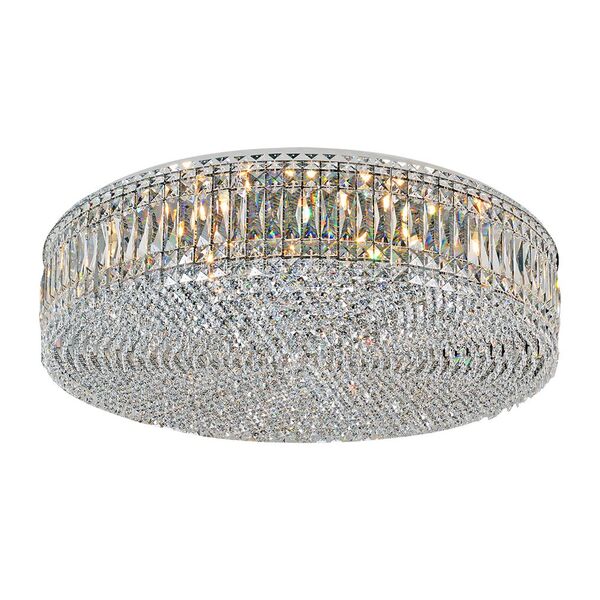 NEWPORT 8450 8459+3/PL chrome , Потолочный светильник, Chrome Clear crystal D80*H20 cm G9 12*60W