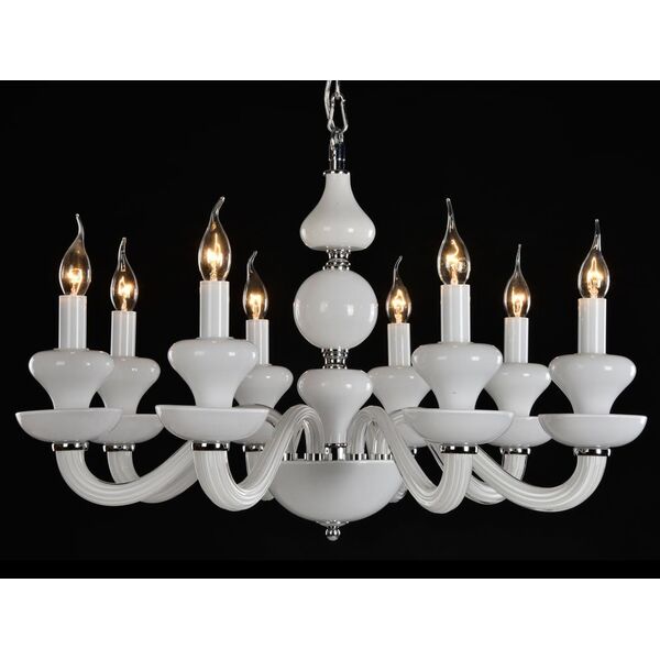 Подвесная люстра Newport [Chrome White D74*H55/155 cm Е14 8*60W]