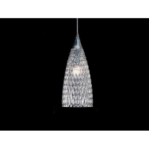 NEWPORT 6900 [Подвесной светильник, Chrome Clear glass D15*H33/40 cm E14 1*60W]