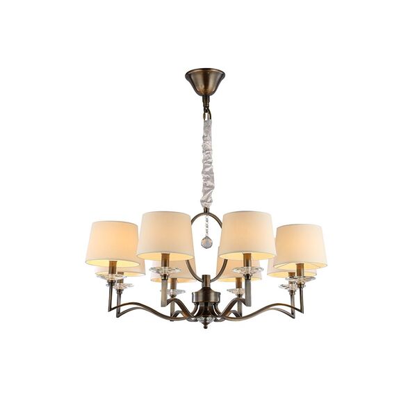 Бра NEWPORT [Black brass Clear crystal D86*H46/136 cm E14 8*60W]