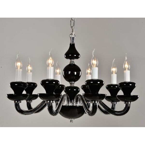 Подвесная люстра Newport [Chrome Black D74*H55/155 cm Е14 8*60W]