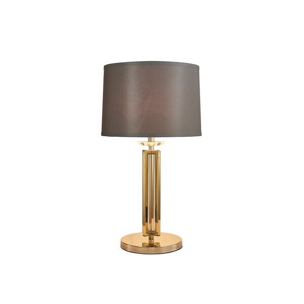 NEWPORT 4400 [ gold без абажура , Настольная лампа, Gold Clear crystal D40*H88 cm E27 1*60W]