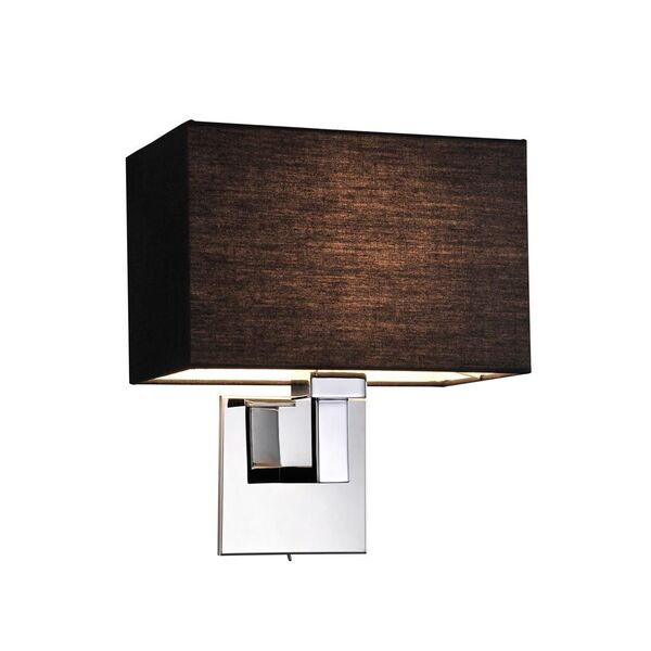 NEWPORT 14000 [black , Бра, Chrome Shade black TC L26*H30*Sp19 cm E27 1*60W]