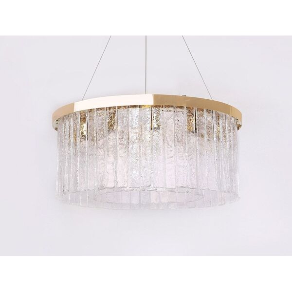 NEWPORT 10820 10828/S gold , Подвесной светильник, Gold Clear crystal D60*H28 cm E14 12*60W
