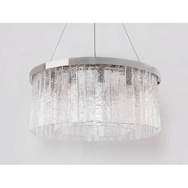 NEWPORT 10820 10828/S , Подвесной светильник, Nickel Clear crystal D60*H28 cm E14 12*60W