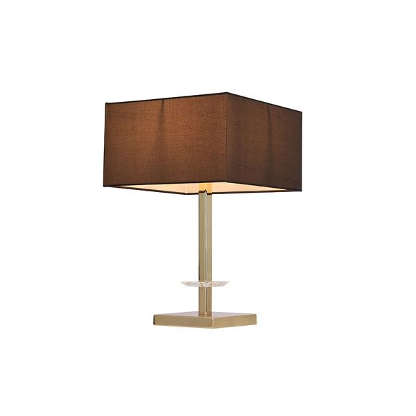 NEWPORT 3200 3201/Т gold без абажура , Настольная лампа, Light gold Clear crystal D35*H60 cm E27 1*6