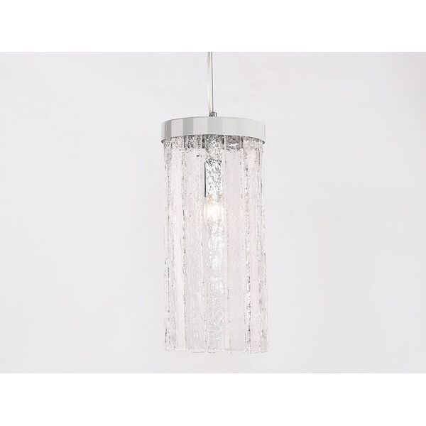 NEWPORT 10820 10821/S , Подвесной светильник, Nickel Clear crystal D18,5*H40 cm E14 1*40W