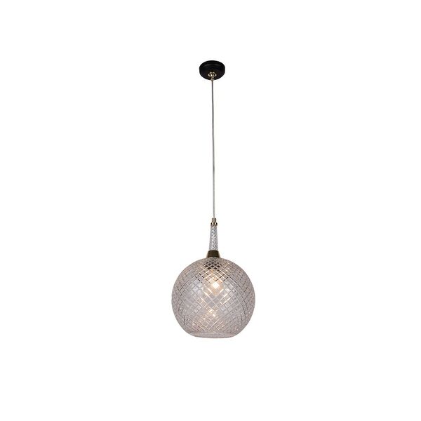 NEWPORT 6160 [gold , Подвесной светильник, Gold Clear glass D25*H36.5/236.5 cm E27 1*100W]