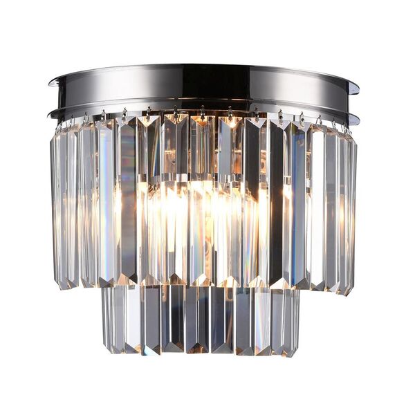 NEWPORT  Бра 31100 [Nickel Clear crystal L30*H25.5*Sp15 cm E14 2*60W]