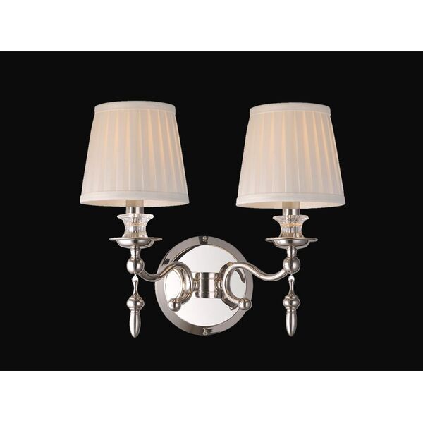 NEWPORT  Бра 31700 [Nickel Clear crystal L35*H33*SP24 cm E14 2*60W]