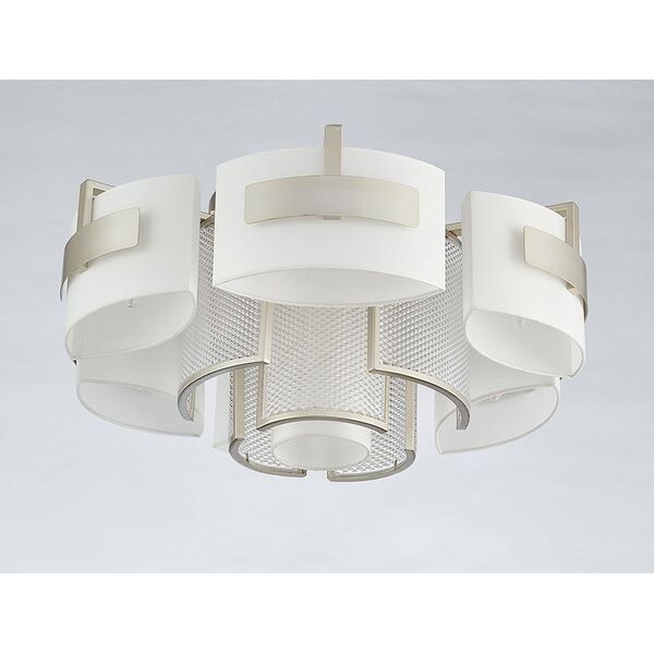 NEWPORT 4300, Потолочный светильник, [Silver perla Champagne D68*H34 cm E14 LED 10*5W]