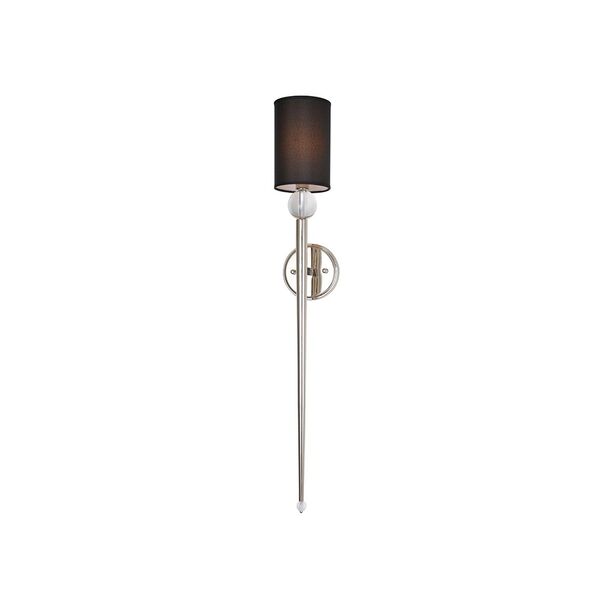 NEWPORT 3520 3521/A без абажуров , Бра, Nickel Clear glass L14*H95*Sp17 cm E14 1*60W