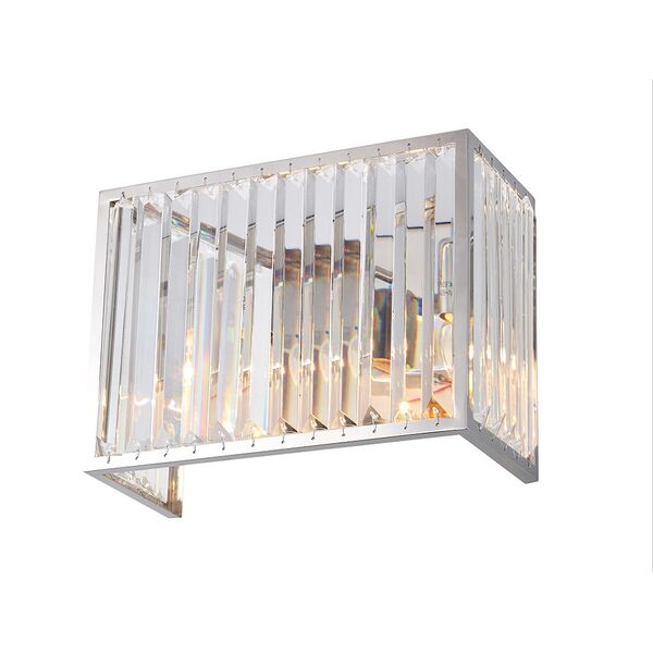 NEWPORT  Бра 31100 [Nickel Clear crystal L29*H23.3*Sp13 cm E14 2*60W]